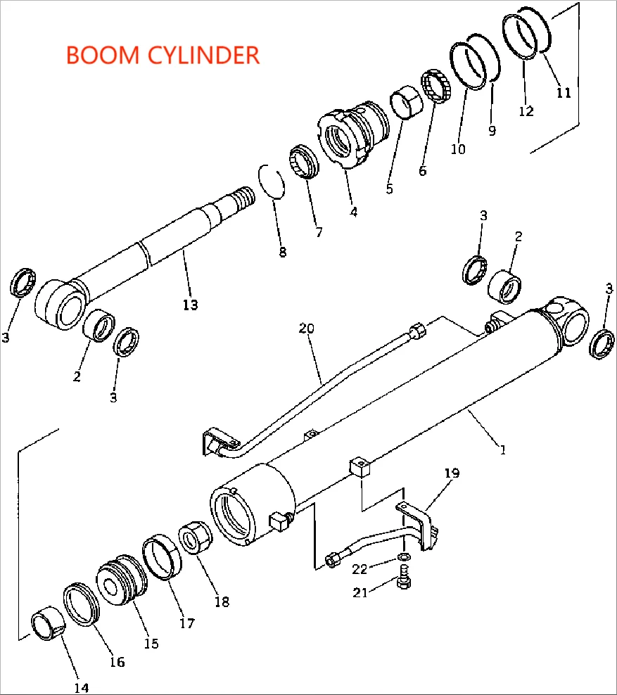 KOMATSU PC40-5 BOOM/ARM/BUCKET/BLADE/SWING CYLINDER SEAL KIT AND MAIN PUMP MAIN VALVE SWING MOTOR TRAVEL MOTOR SWIVEL JOINT KIT