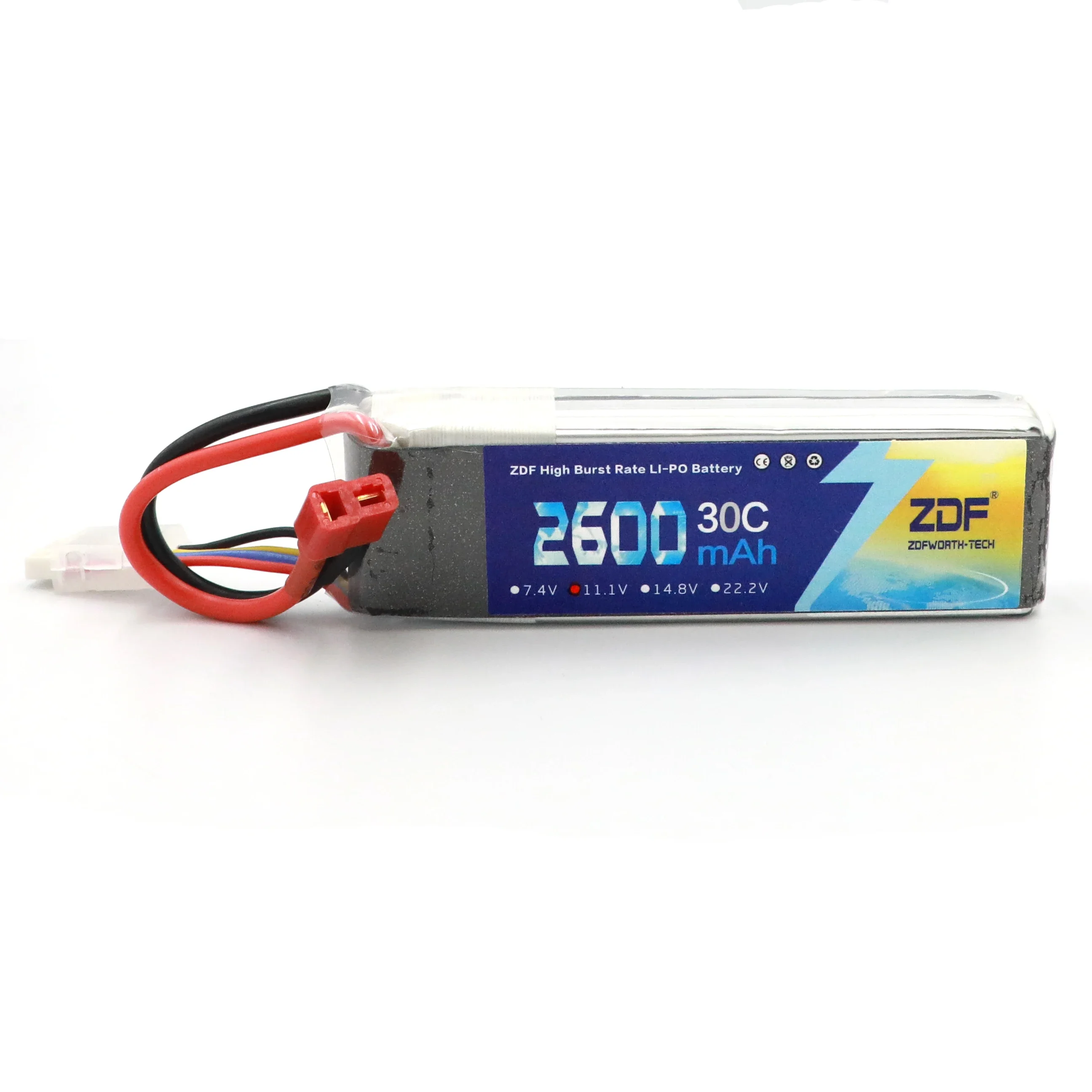 ZDF 2025 ใหม่มาถึง 3S LiPo แบตเตอรี่ 11.1v 2600mAh 30C 60C สําหรับ RC เฮลิคอปเตอร์รถเรือ Quadcopter เครื่องบิน AKKU Bateria