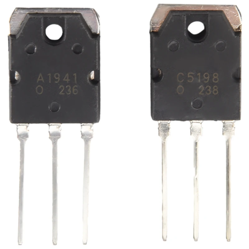 NEW- Pair A1941 + C5198 10A 200V Power Amplifier Silicon Transistor