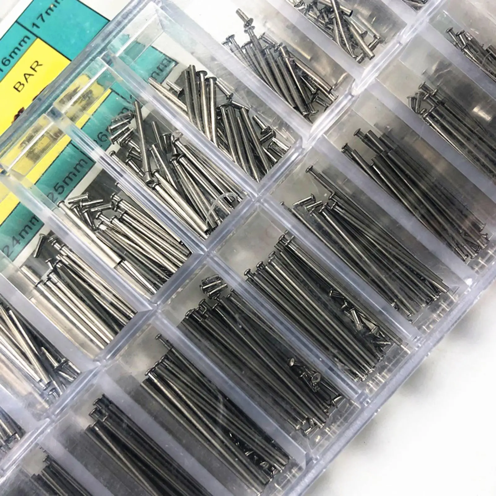 300Pcs Watch Strap Link Pins Spring Bars 8-27mm Repair Kit Replacement