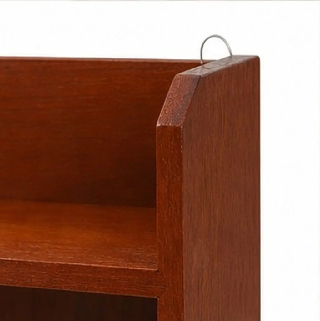 Wooden Mug Holder 3 Tier Solid Wood Storage Shelf Organizer for Coffee Station Kitchen Office Desk