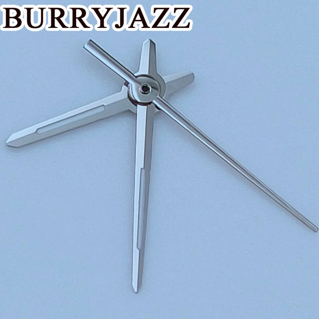BURRYJAZZ NH35 NH36 NH38 7S26 7S36 4R35 4R36 Watch Hands Silver Gold Hands Green Luminous