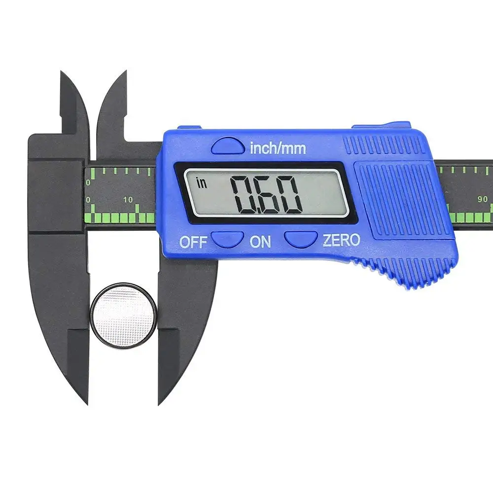 2025 Hot Sale New Precision Digital Caliper Large LCD Screen Plastic Electronic Vernier Caliper Measuring Tool 6 Inch 0-150mm