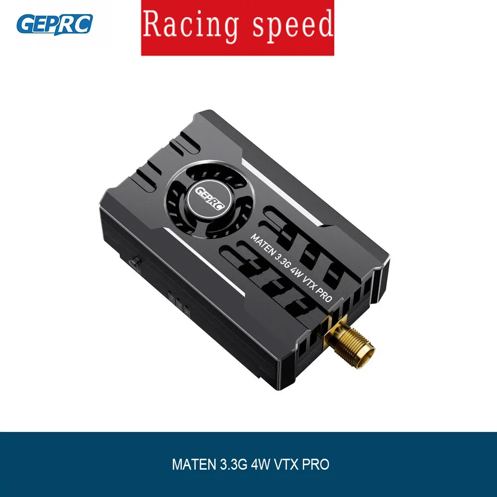 

GEPRC MATEN 3.3G 4W VTX PRO 4000mW Long Range FPV Transmitter IRC Tramp OSD for FPV Quadcopter Drone