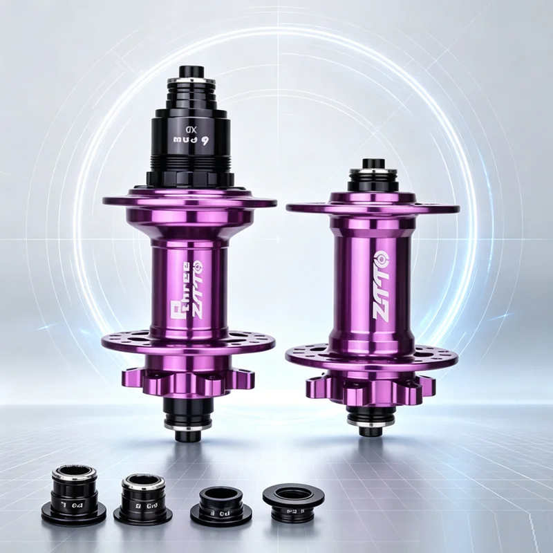 ZTTO MTB Disc Brake Hub 142x12 135x10 Quick Release Thru Axle Sealed Bearing Compatible with 6-Bolt Standard Spline Hub Shell