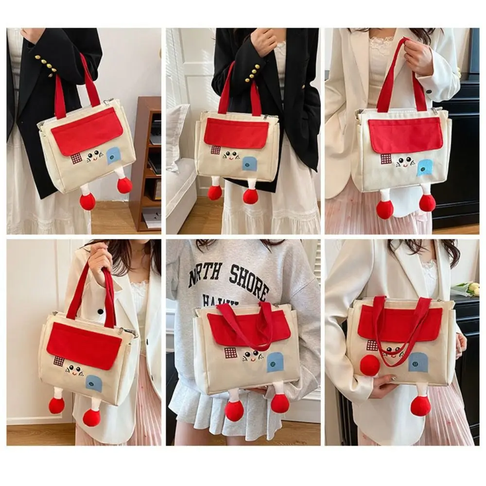 Cute Insulated Ice Pack Small House Lunch Box Bag Portable Handheld Insulated Tote Bag Large Capacity Lunch Handbag Girls