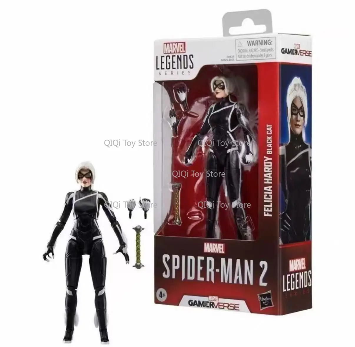 Hasbro Black Cat Game Spider-Man 2! 6-inch movable doll model hand-mand toy