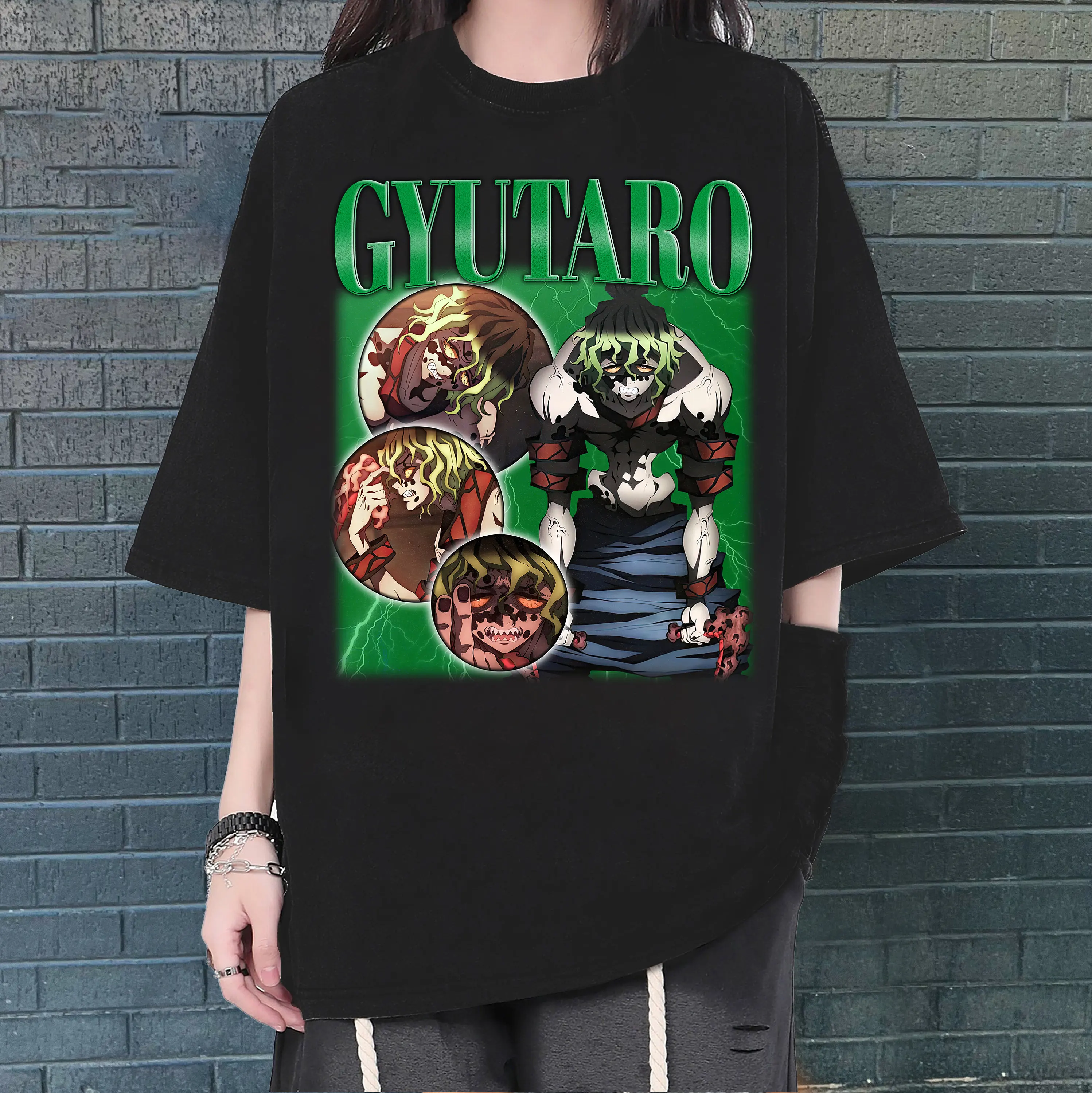 Gyutaro T Shirt SweaT Hip hop Trendy Retro