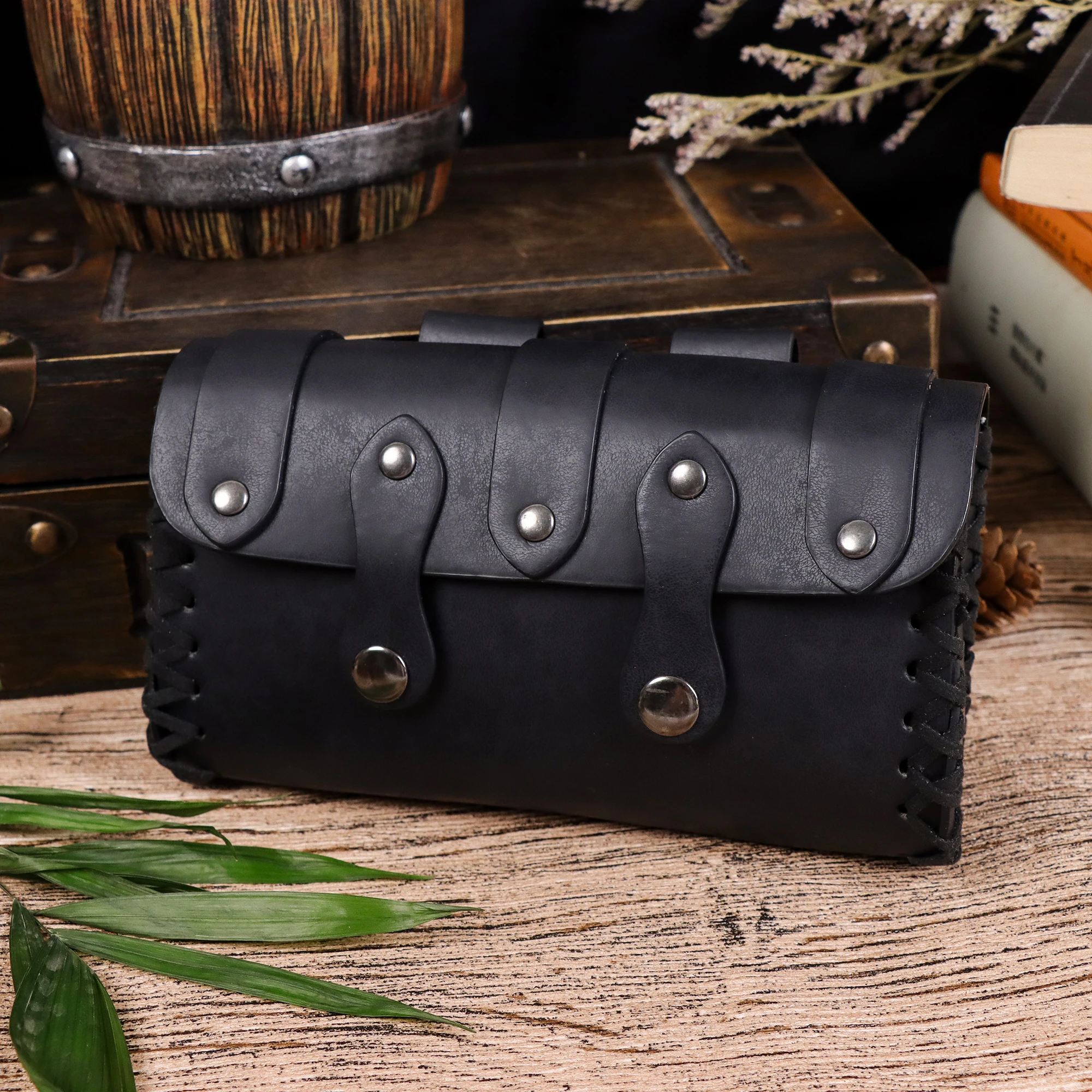 Sac de taille médiéval, pochette de ceinture Vintage, sac de taille LARP Renaissance, accessoires de Costume pour femmes et hommes