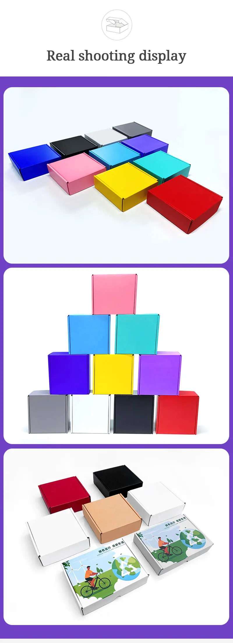 Großhandel Maßgefertigte Versandbox mit Logo Faltbare Papierbox für Schmuck Kosmetik Perücken Rotwein Parfüm Kleidung Verpackung Wellpappe-Box mit Logo – Detail 8