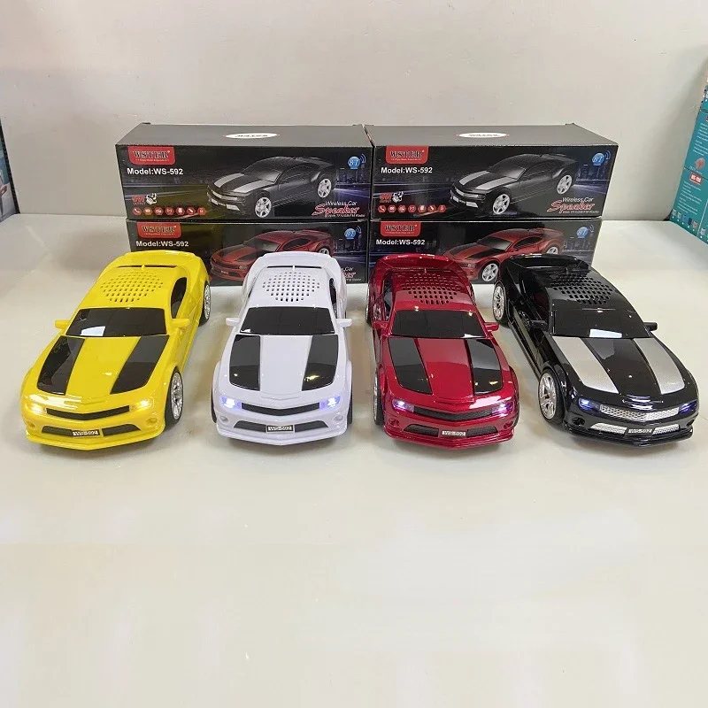 نموذج سيارة سمّاعات بلوتوث تصميم السيارة نظام صوتي عميق الجهير