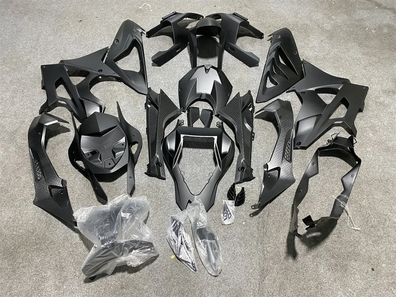 Kit de carénage de moto pour S1000RR, boîtier noir, adapté pour S1000 09-14, 2009, 2010, 2011, 2012, 2013, 2014 ans