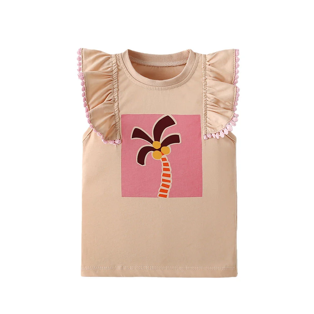 

Jumping Meters 3-8T Girls Summer Tshirts New Arrival Hot Selling Baby Clothes Children's Tees Tops