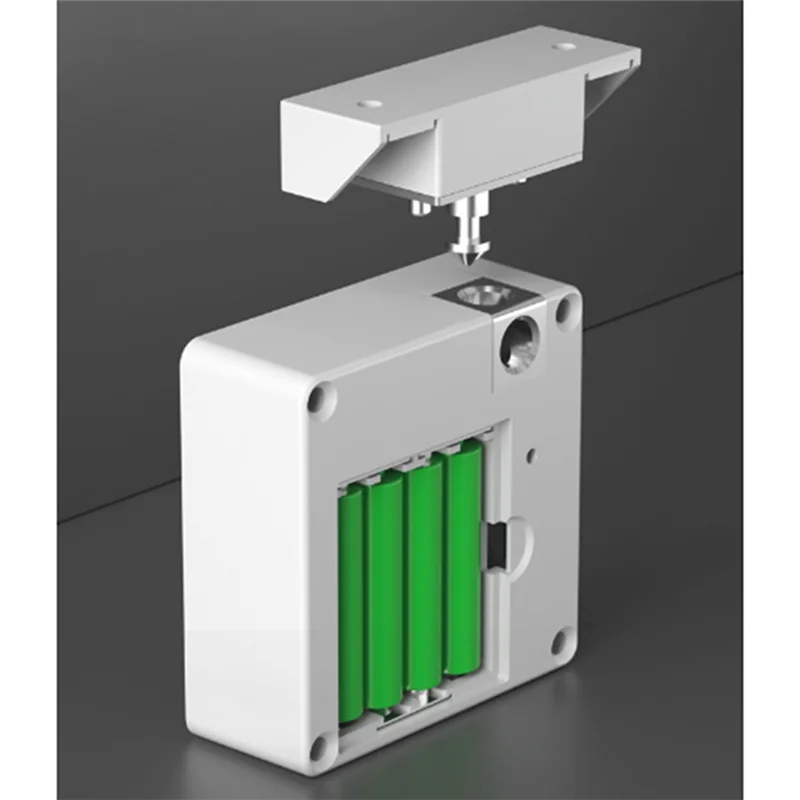 서랍 잠금 카드 NFC 펀치없는 흰색 금속 + 플라스틱 보이지 않는 잠금 장치 나무 캐비닛 로커 캐비닛에 적합