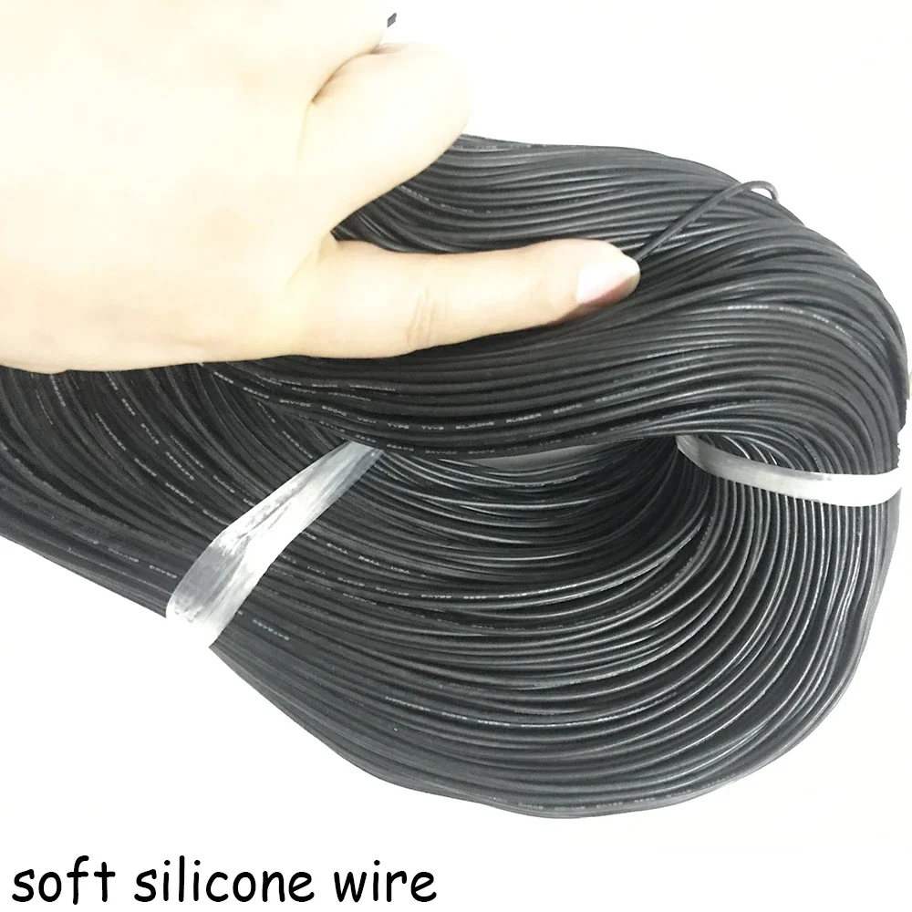 

Silicone Wire UL3239 22AWG Tinned Copper Wire Insulated Wire 22AWM Heat-Resistant High Voltage Model Toys Outgoing Connectors