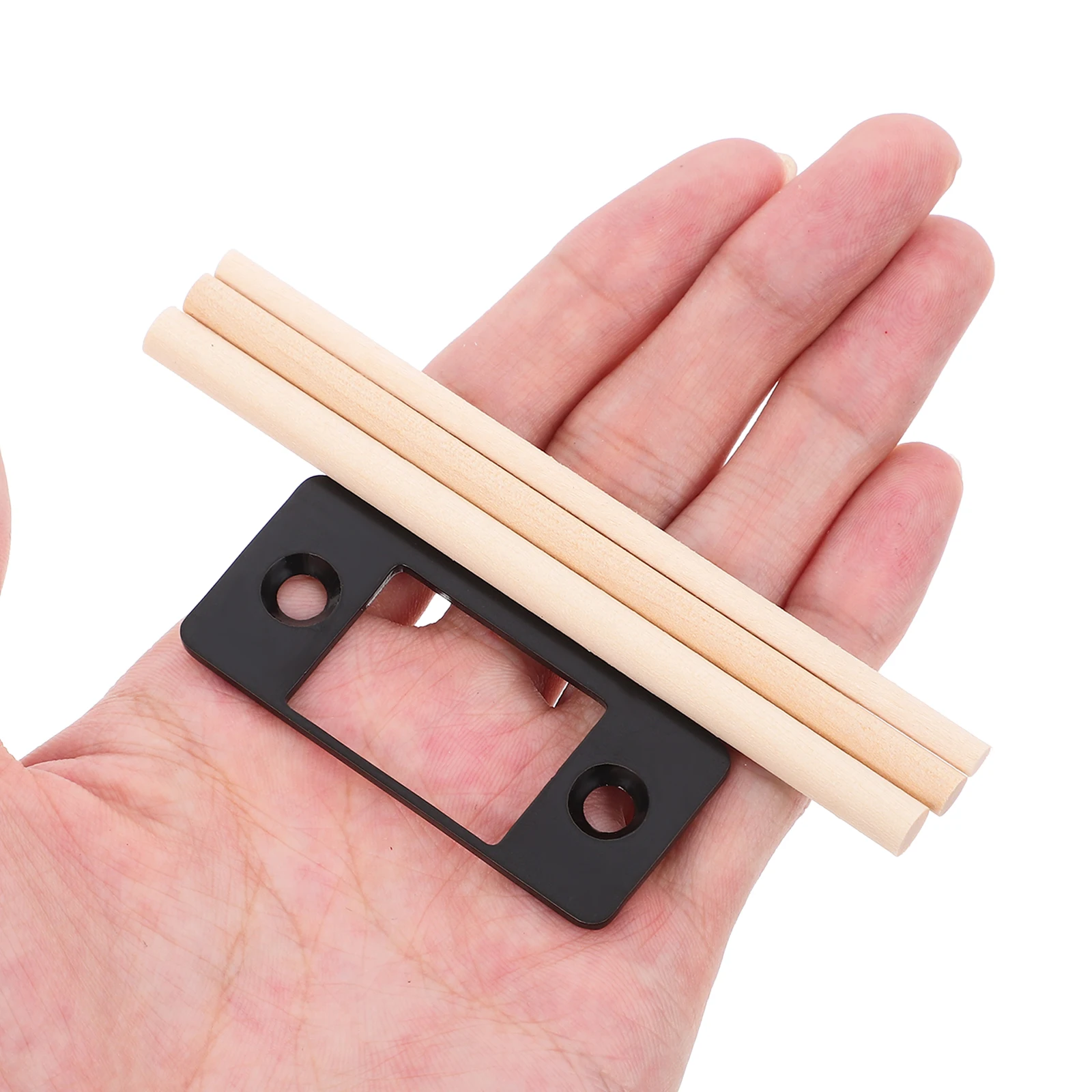 

Stainless Steel Baffle Cabinet Hinge Repair Plate Latch Strike Door Plates Striker Deadbolt for