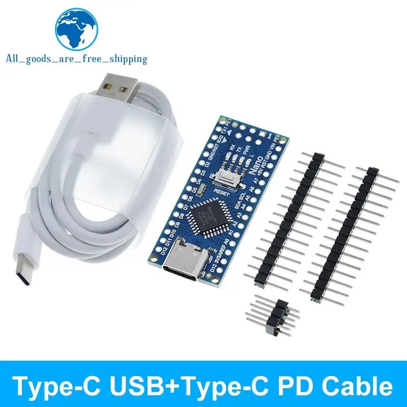 Controlador Nano Compatível com Bootloader para Arduino, USB 3.0, Mini, Tipo-C, Micro, Driver USB CH340, 16Mhz, ATMEGA328P