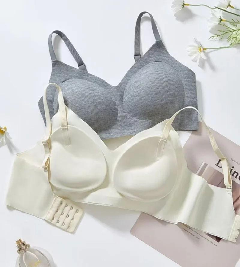 

8 см ультра-толстая чашка с комиксами, бюстгальтер для женщин, маленькая грудь, сбор, большой бюст, тонкая талия, бесшовный бюстгальтер, нижнее белье