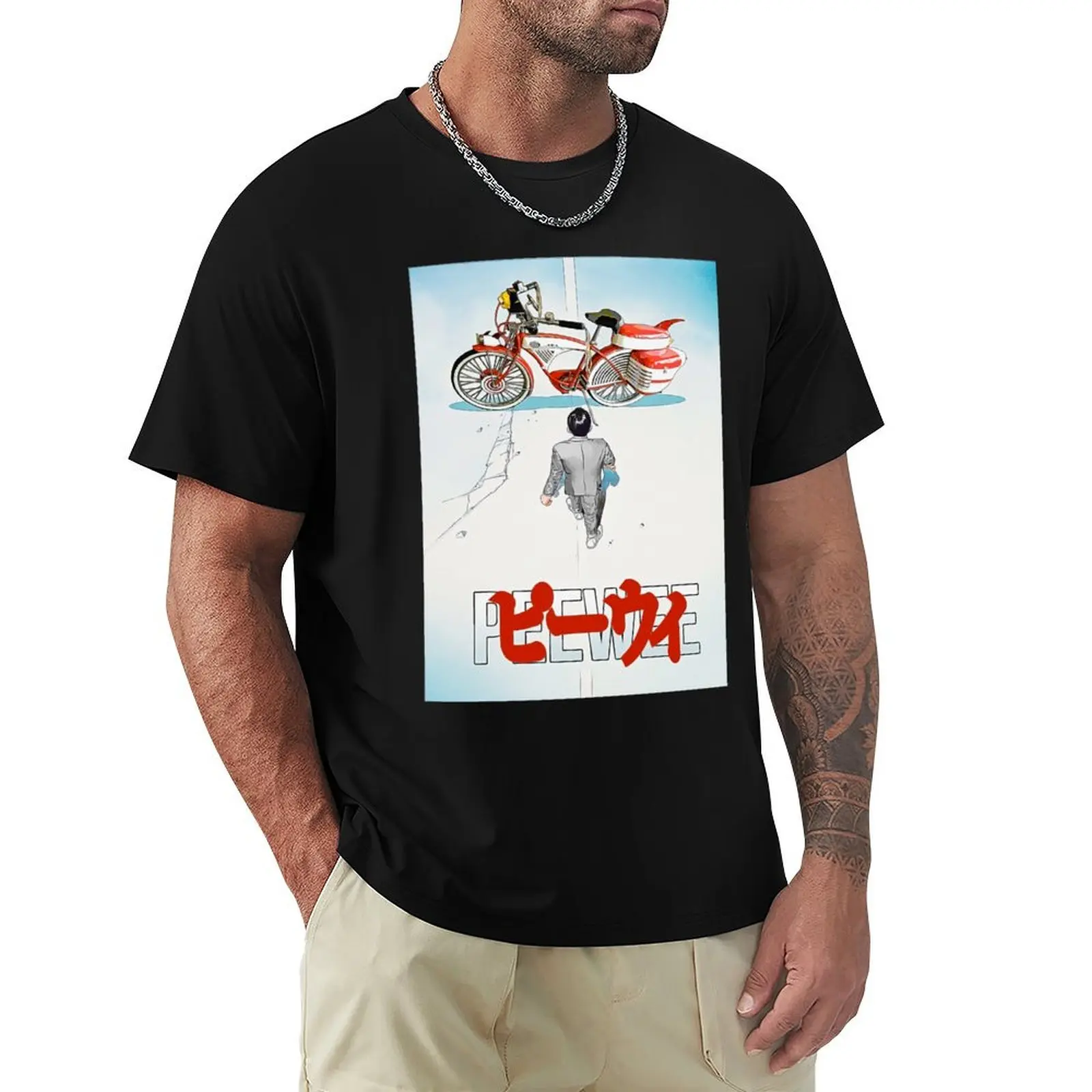 Akira Style Peewee T-Shirt t shirts for man graphic funny T-Shirt