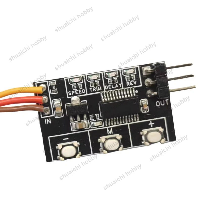 1PCS Multifunctional Servo Signal Converter 3.6-16V Steering Gear Signals Conversion Module for RC Car Flip Lamp Control Board