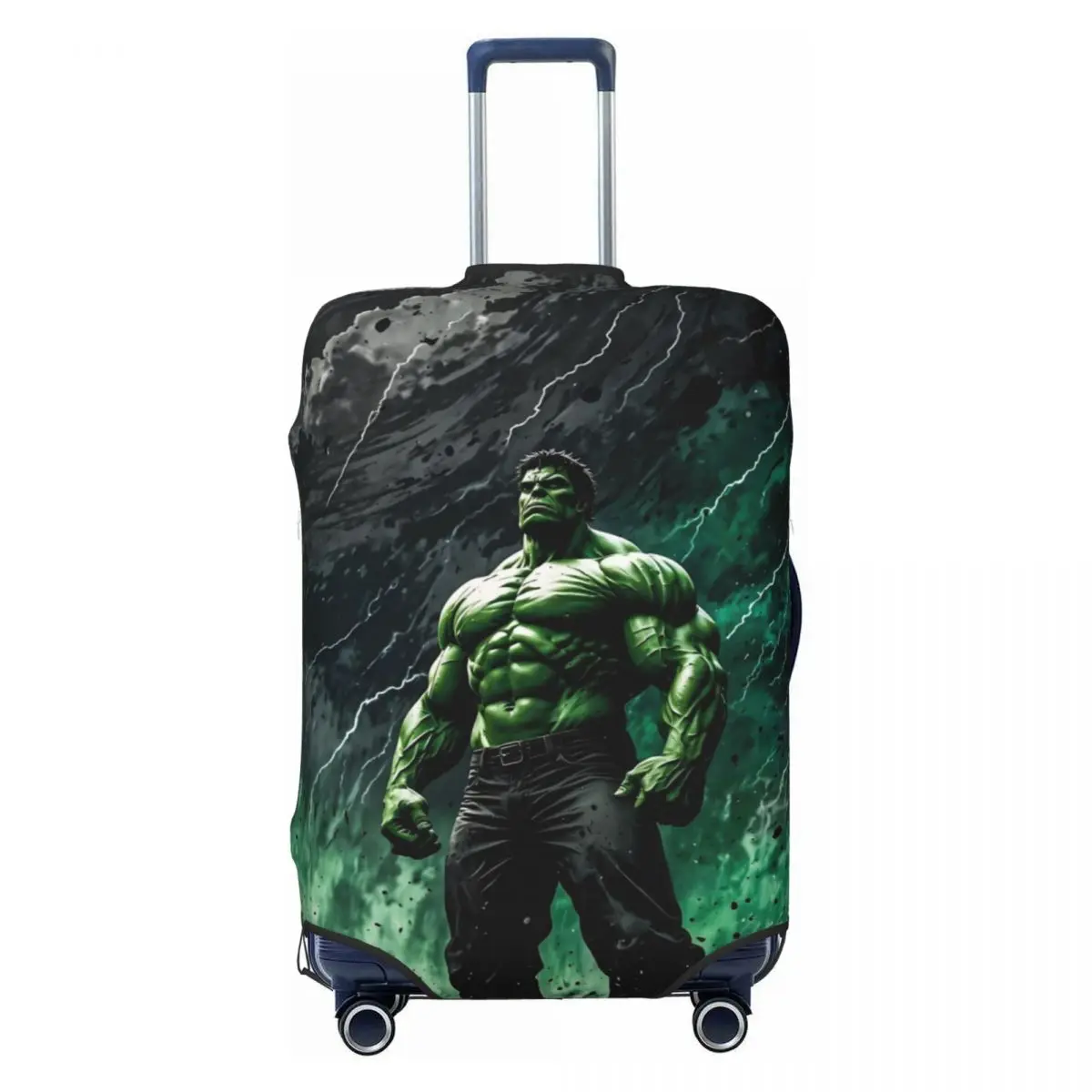 

Забавный чехол для багажа с изображением Халка, супергероя, моющийся, 3D-печать, художественный мультяшный фильм, дорожные чехлы для чемоданов