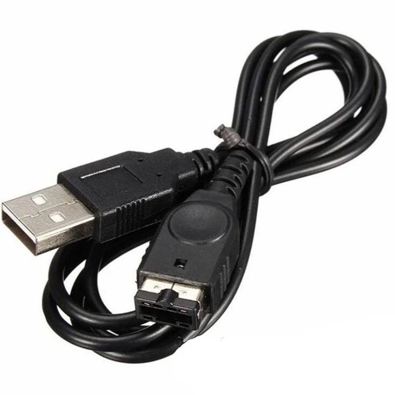 

100pcs Black USB Charging Advance Line Cord Charger Cable For/SP/GBA/GameBoy/Nintendo/DS