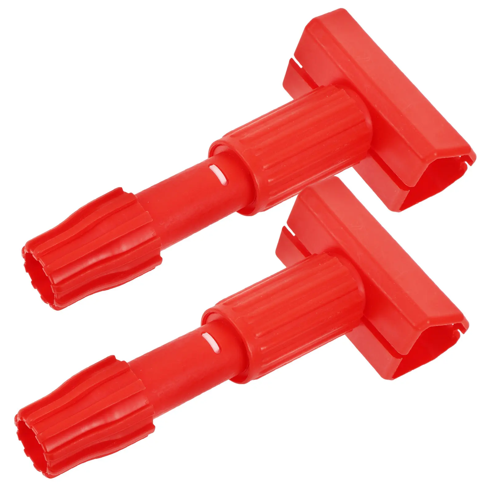 

2Pcs Mop Clamp H Head Clips Plastic Clamps for Detachable Floor Tiger Replacement Red Wide Usage Efficient Cleaning Floor Mop