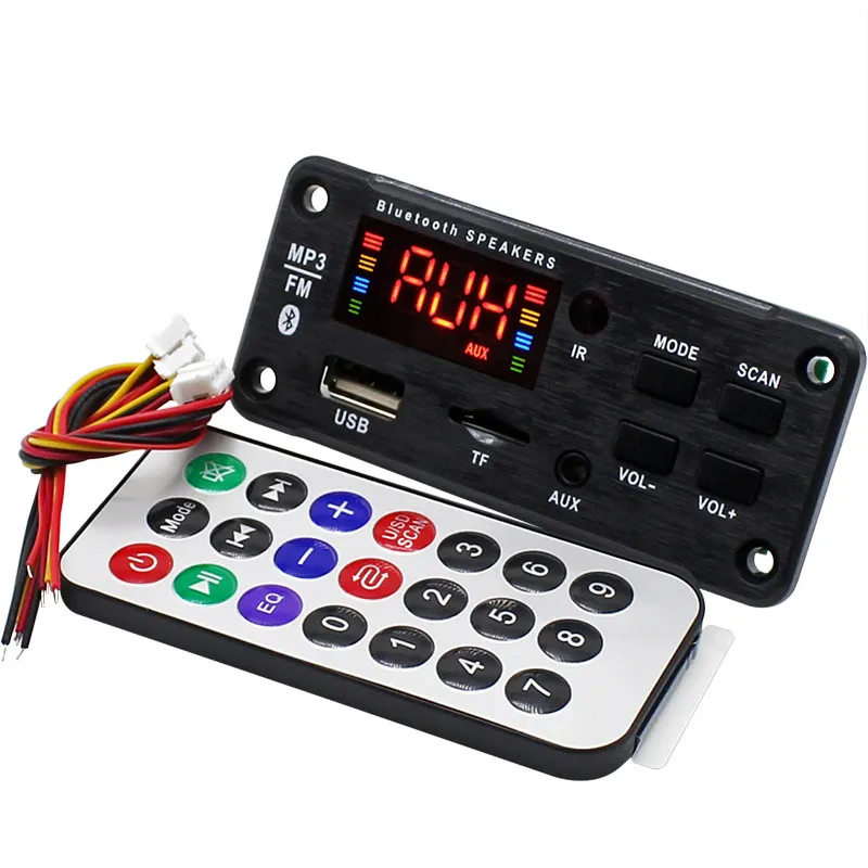 Dual Lossless Audio Decoder Board for USB TF Card AUX Bluetooth FM Radio MP3 WMA WAV FLAC APE