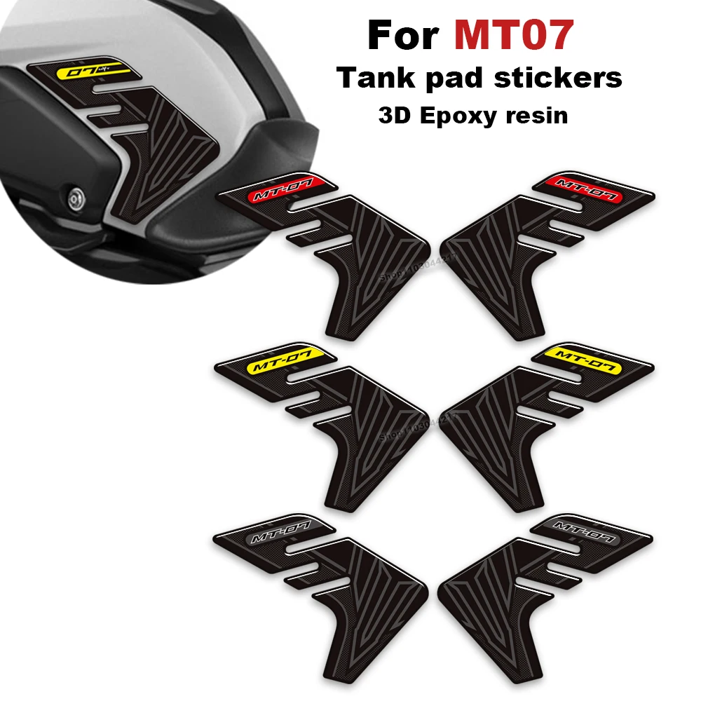 

Для Yamaha MT07 MT 07 SP MT-07 2018 2019 2020 аксессуары для мотоциклов, защита бака, 3D гелевая краска, защитные наклейки, комплект