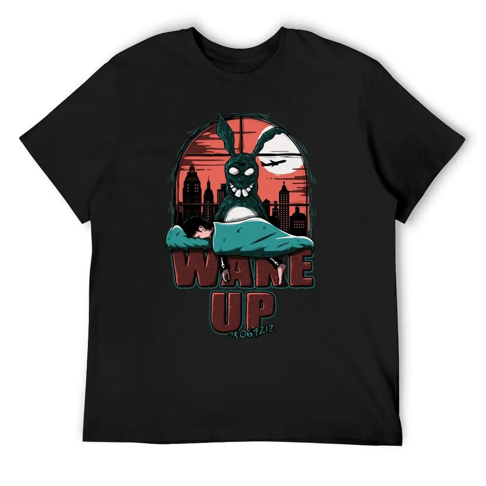 Wake up Donnie T-Shirt graphic shirts Aesthetic clothing graphic tee shirt T-shirt men