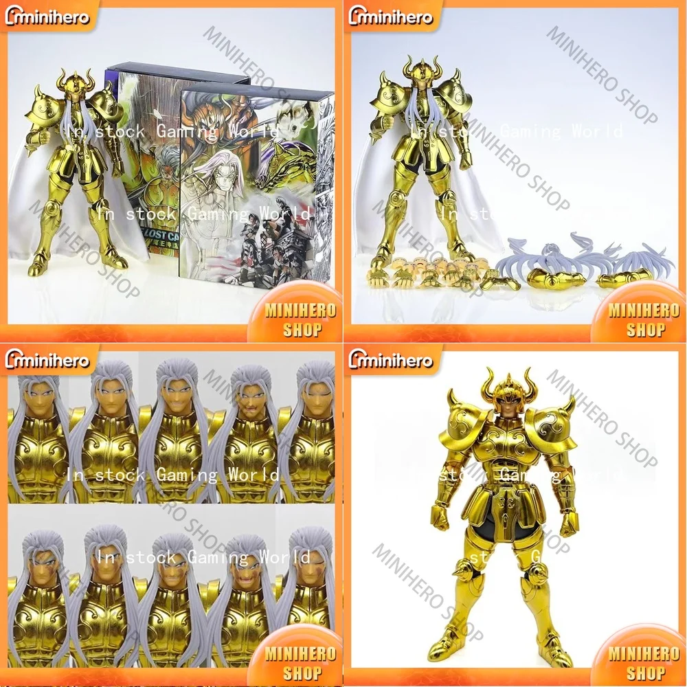 

In Stock Saint Seiya Myth Cloth EX Taurus Hasgard Gold Edition Lost Canvas LC Knights of Zodiac Action Figure Collectible