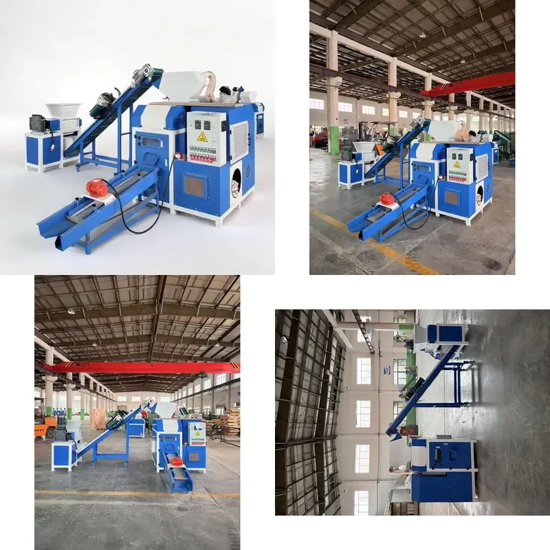 Industrial Machinery Rank Middle Size Scrap Copper & Aluminum Car Wire Recycling Machine with Motor 13KW 200-250Kg/h