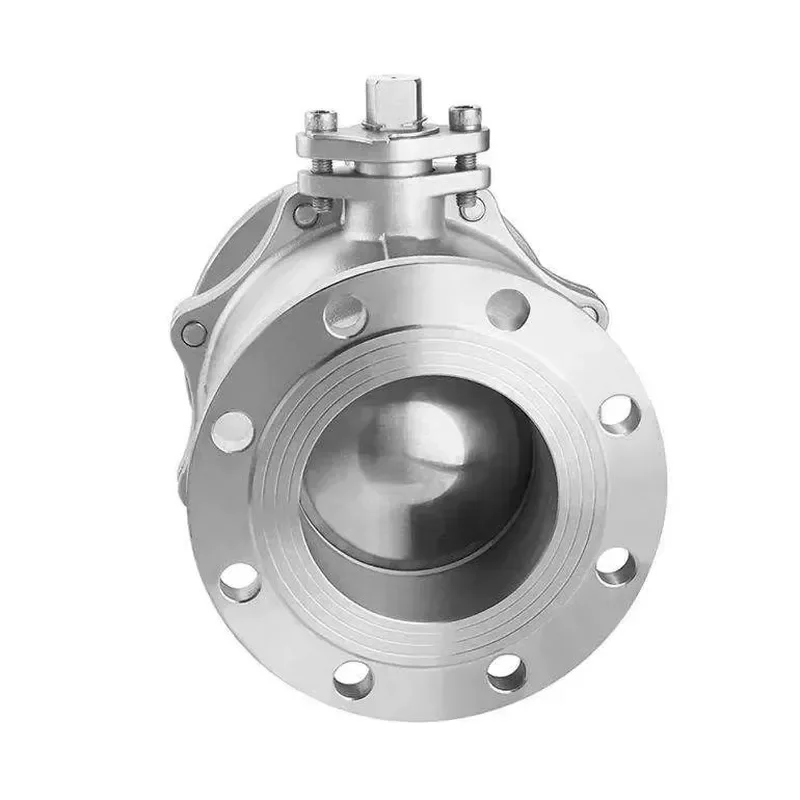 SS304 Flanged Ball Valve DN20 for Water Oil Gas Pipeline Control Connection Industrial Manufacturer Price High Quality