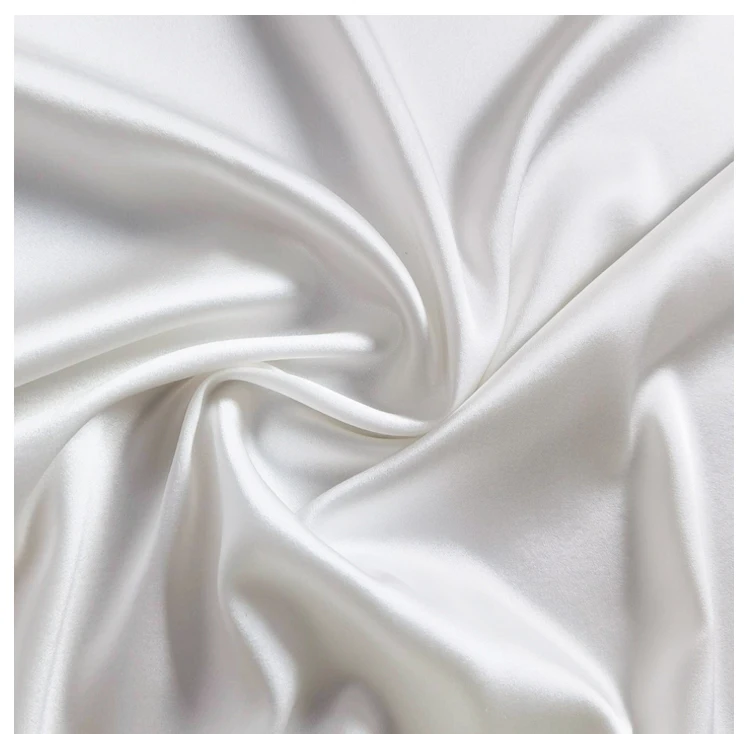 

50cm Heavy silk satin fabric dress shirt fabric GZ19Momme wide stretch satin plain 1-20