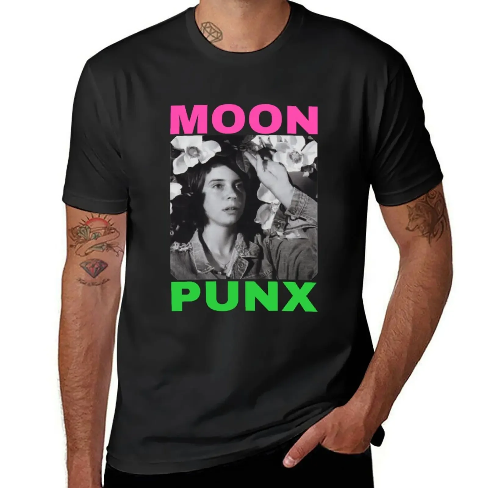 MOON PUNX T-Shirt anime figures vintage t shirts blacks plus size men clothing