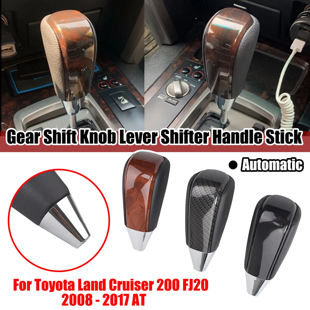 Car Gear Shift Knob Lever Stick For Toyota Land Cruiser 200 FJ20 2008 2009 2010 2011 2012 2013 2014 2015 2016 2017 Accessories