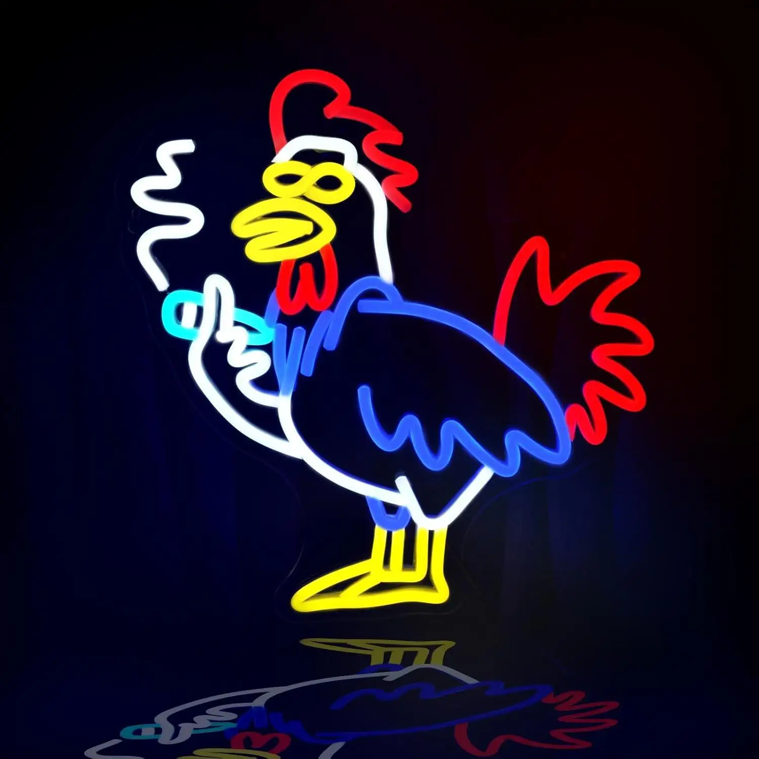

Rooster Neon Signs USB Powered LED Dimmable Neon Lights for Bar Bedroom Birthday Party Gaming Room Decoration Personzalized Gift