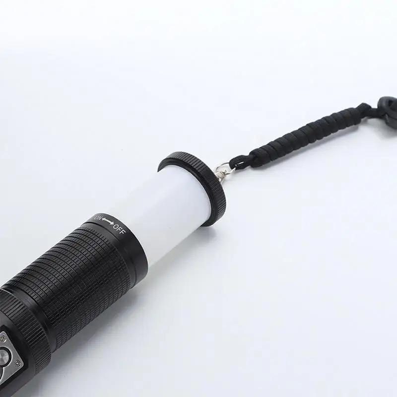 Led Torch Zoomable Multifunctional Camping Light 46 Modes Flashlights With Battery Indicator Portable Survival Tools For Hunting