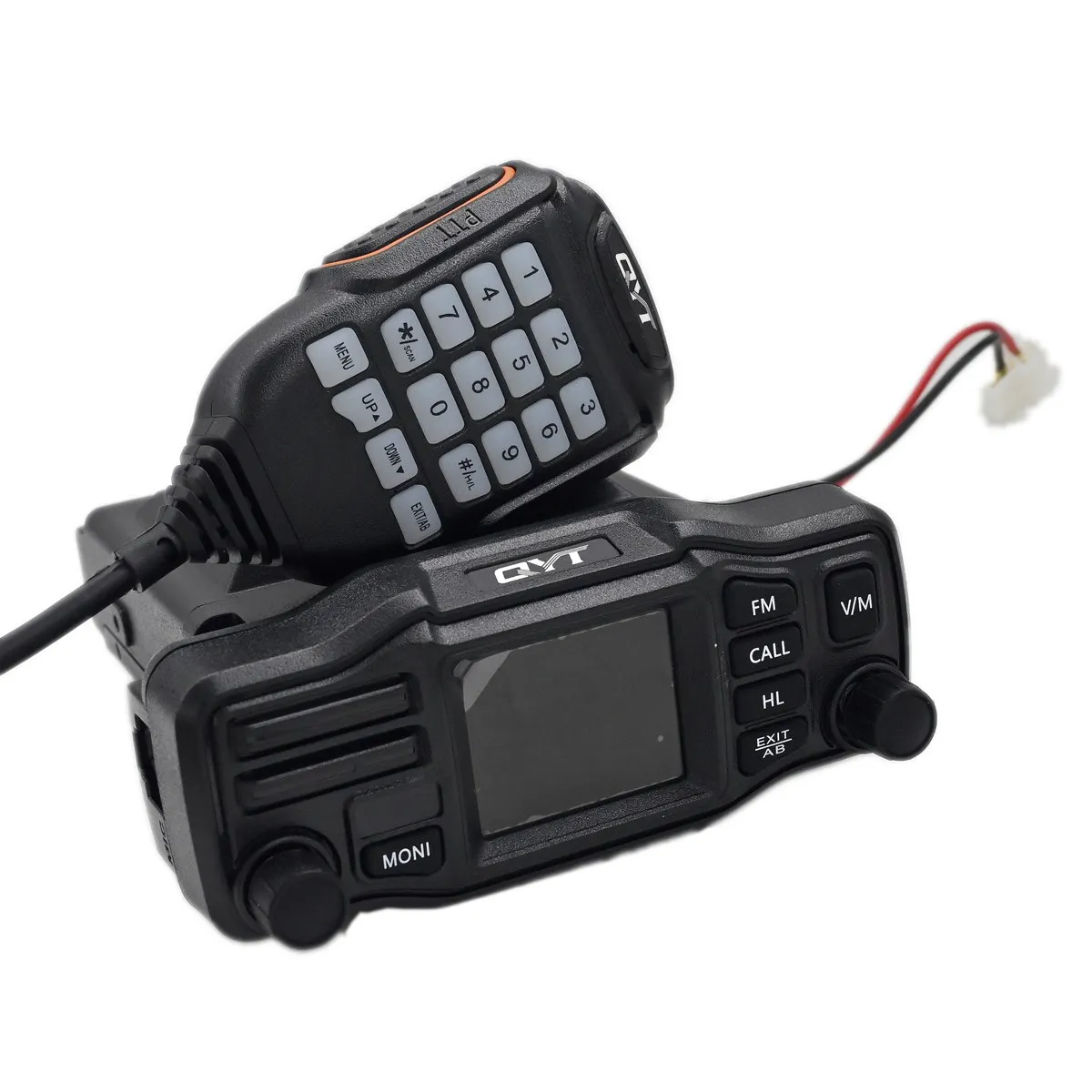 QYT M600 Dual Band VHF UHF 25W Multi-Guard Mobile Radio with Separate Panel & Dual Speaker Car Vechile Driving Walkie Talkie