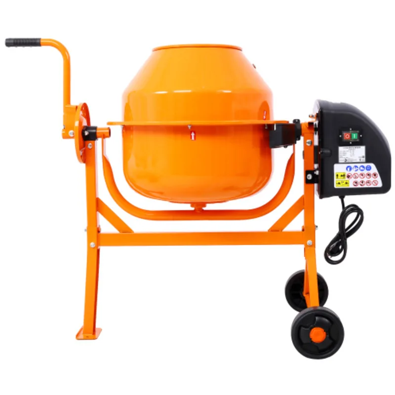 

Mixer 3 Cu.Ft Electric Concrete Mixer Hine 110V AC Motor Portable Power Cement Mixers For Mortar Stucco And Fodder