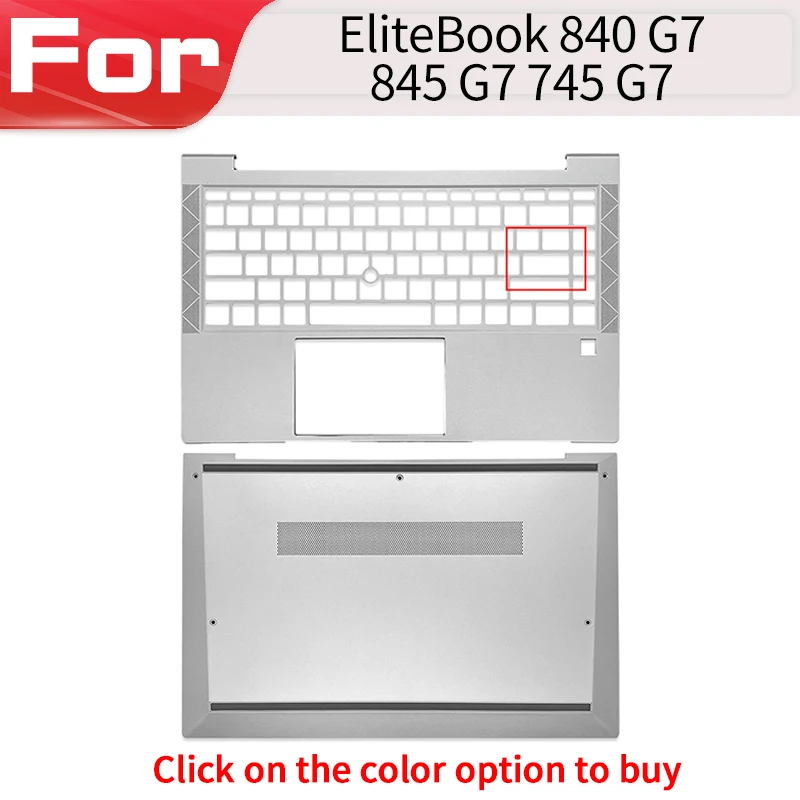 

Серебристый новый сменный чехол для EliteBook 740 745 840 845 G7 G8, чехол для ноутбука, упор для рук/нижняя часть