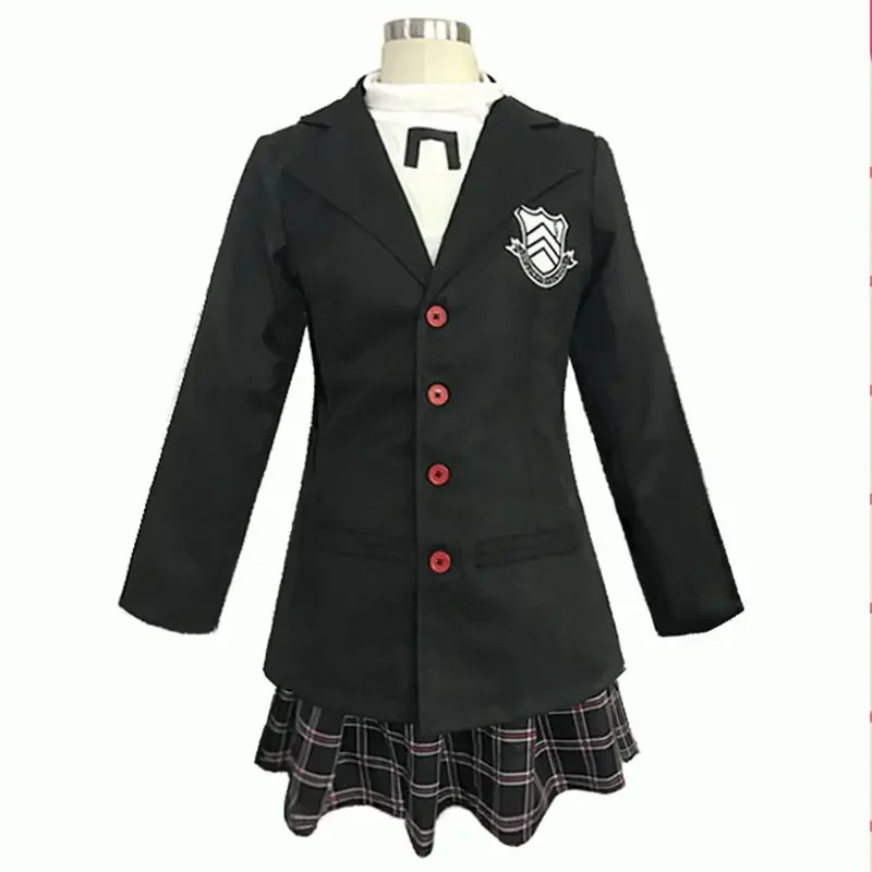 2020 New Anime cosplay persona 5 cosplay costume akira kurusu / ren amamiya school uniform for unisex coat shirt pants wig