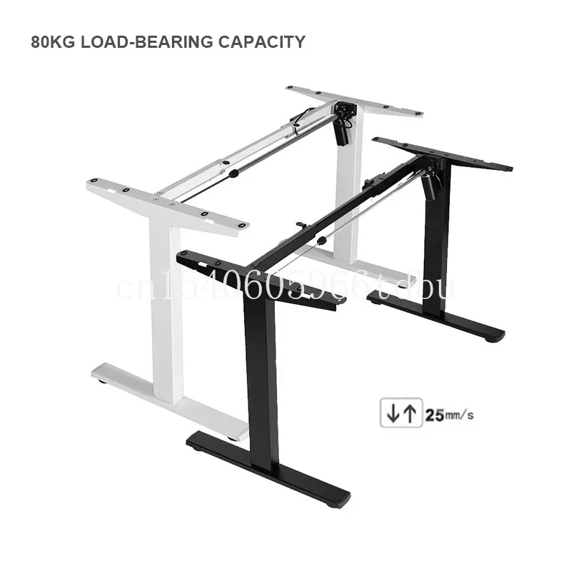 Steel Automatic Lift Stand Up Desk with Smart Keyboard  EU Single Motor Height Adjustable Electric Standing Desk Frame Two-Stage