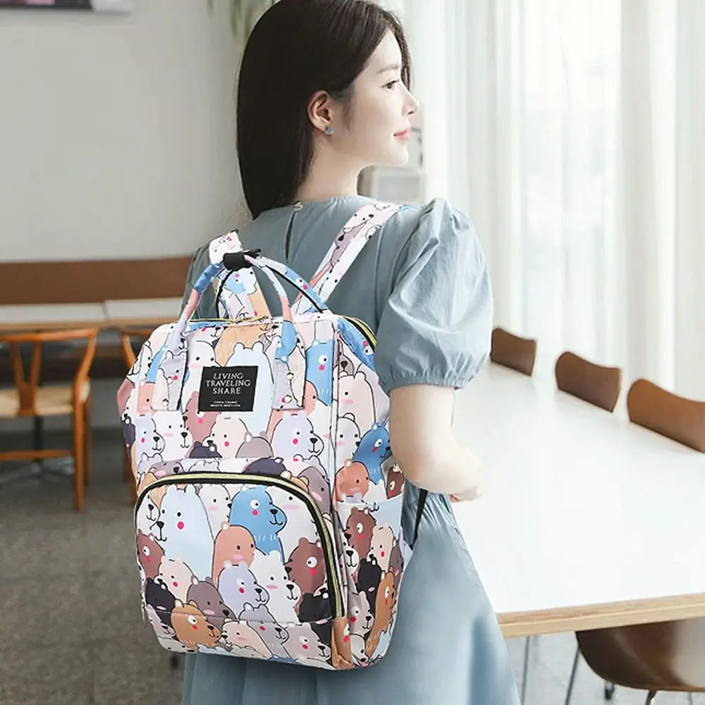 Waterproof Large Capacity Pockets Nappy Changing Storage Bag Multi-Function Diaper Bag Nappy Bags Mummy Bag Travel Backpack