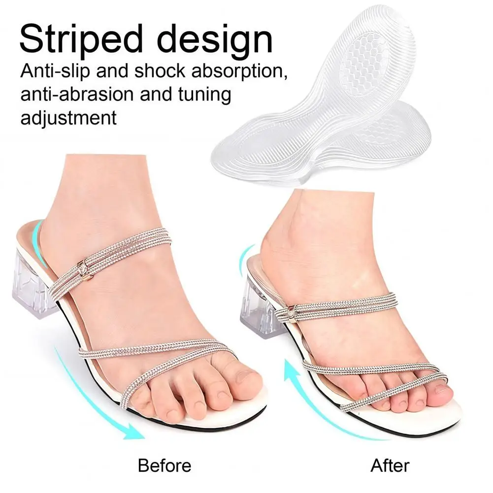 Heel Grips for High Heels Gourd-shaped Gel Heel Inserts Anti-slip Self-adhesive Shoe Cushions Shock for Heels for Women