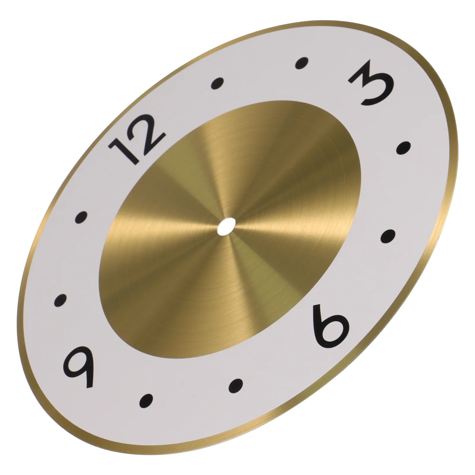 PVC Dial Clock Plastic for DIY Material Replacement Wall Accessories Round Plate Digital