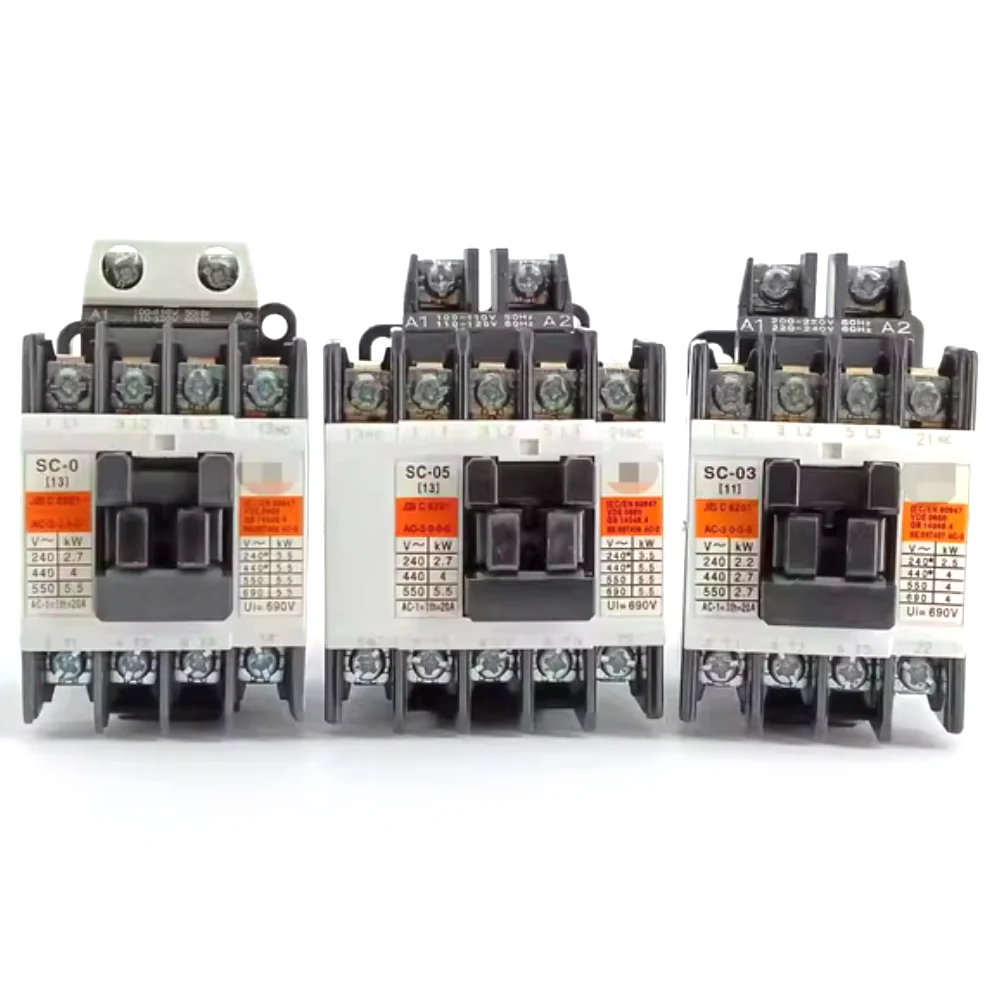 

Contactor SC-0 SC-03 SC-05 SC-4-1 SC-5-1 SC-4-0 AC220V DC220V