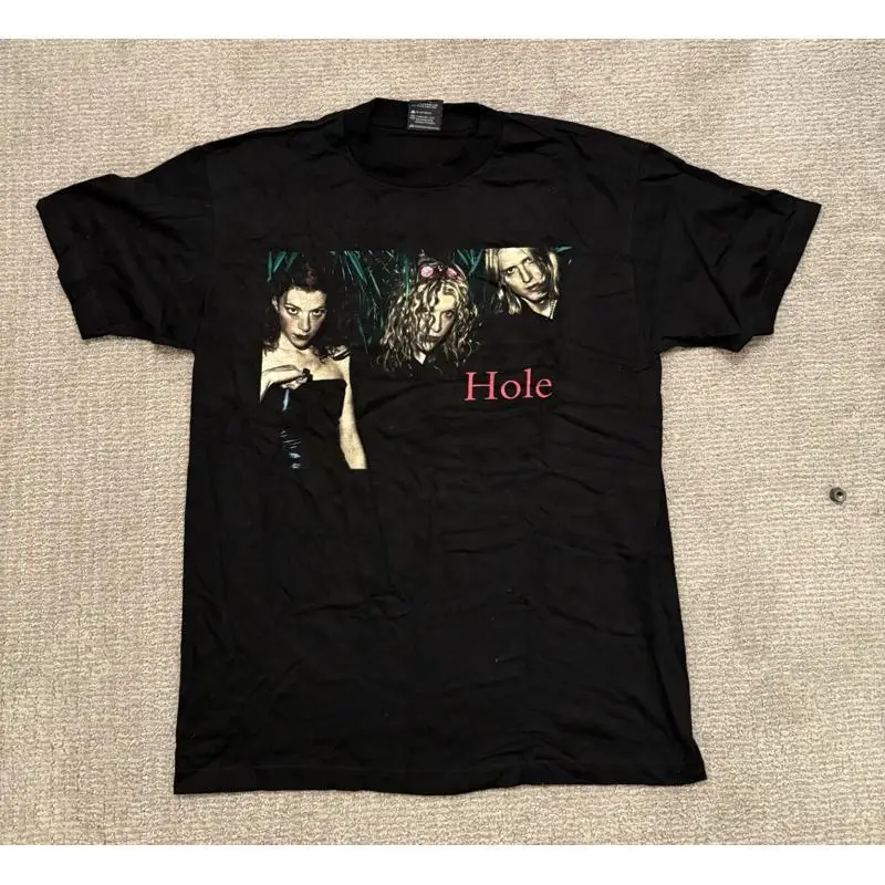 Vintage 1999 Hole Celebrity Skin Tour Band T shirt Size L Courtney Love RARE