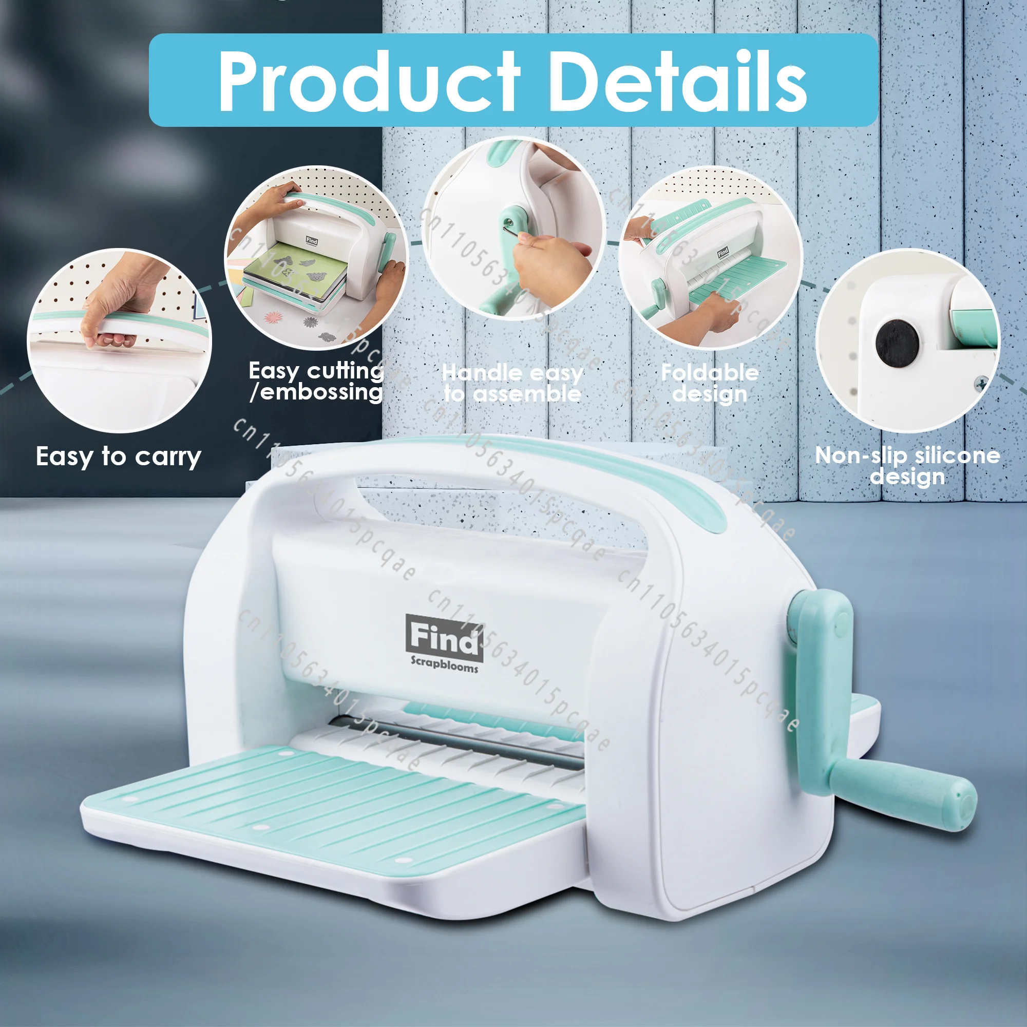 Open A4 Die Cutting and Embossing Machine for Card Making, DIY Die Cutting and Embossing Scrapbooking Die Cutting Machine