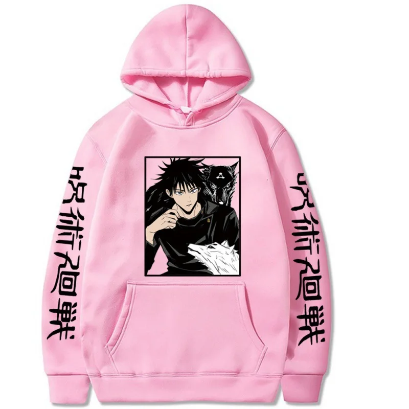 Jujutsu Kaisen anime character image print fashion youth hoodie casual sports style women's clothing trend handsome